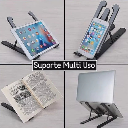 Suporte Multiuso para Notebook Tablet Celular Livro