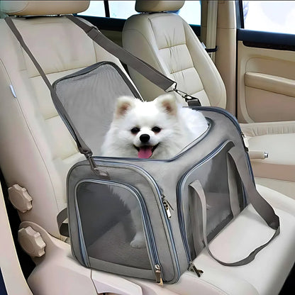 Bolsa De Viagem Para Transporte Pet - Cinza